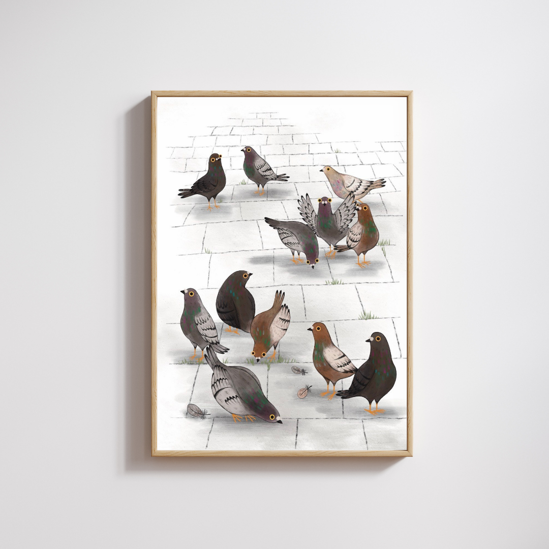 Pigeons in Venice