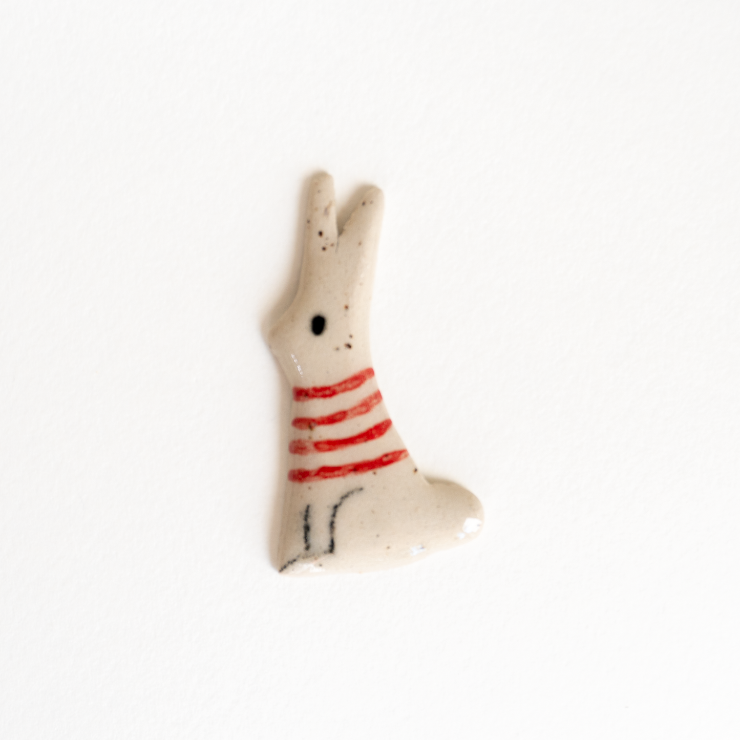 Coniglio |Spilla in Ceramica