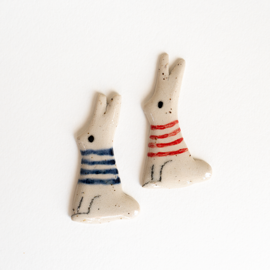 Rabbit Ceramic Pin