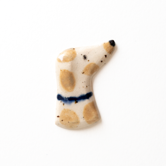 Dog Ceramic Pin