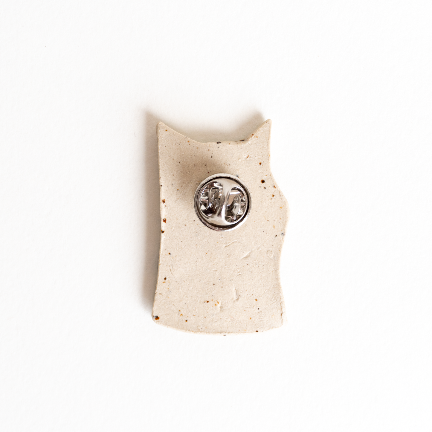 Striped Cat Ceramic Pin