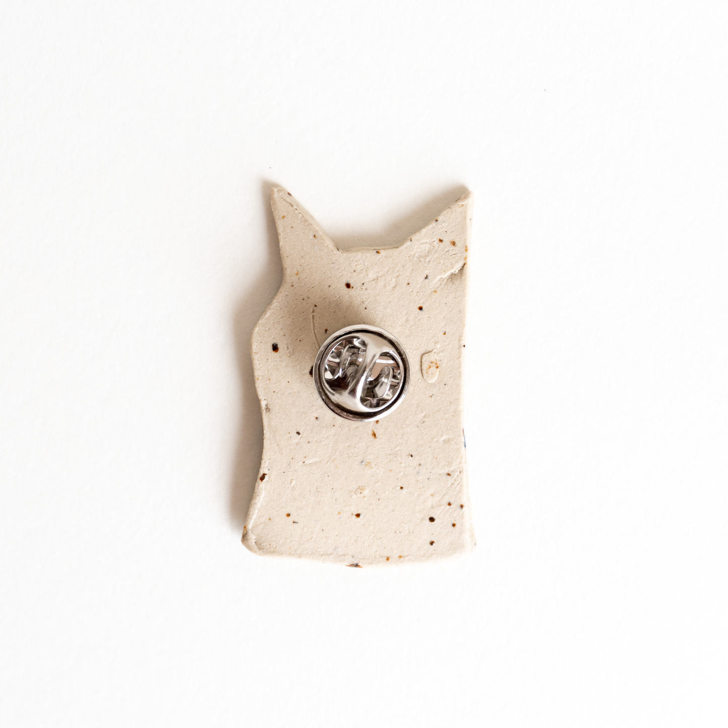 Striped Cat Ceramic Pin