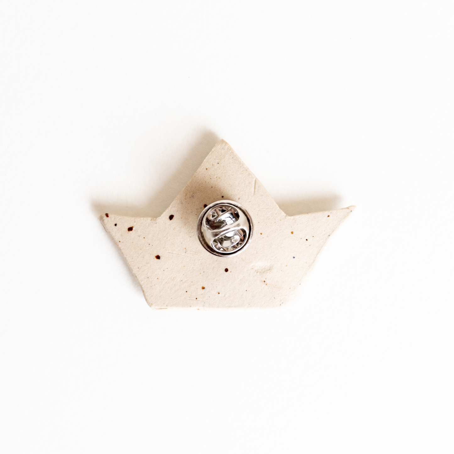 Paper Boat Ceramic Pin