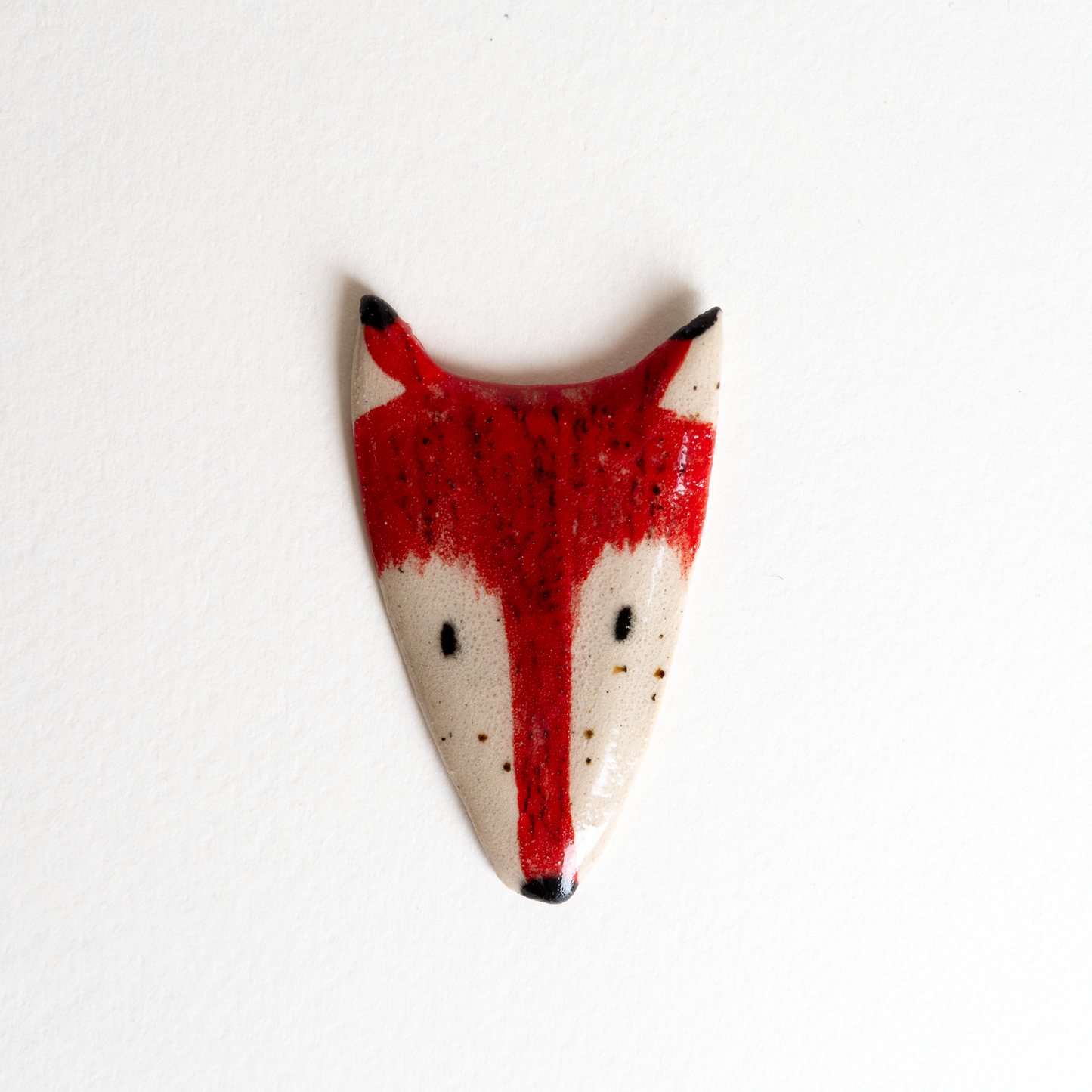 Volpe | Spilla in ceramica