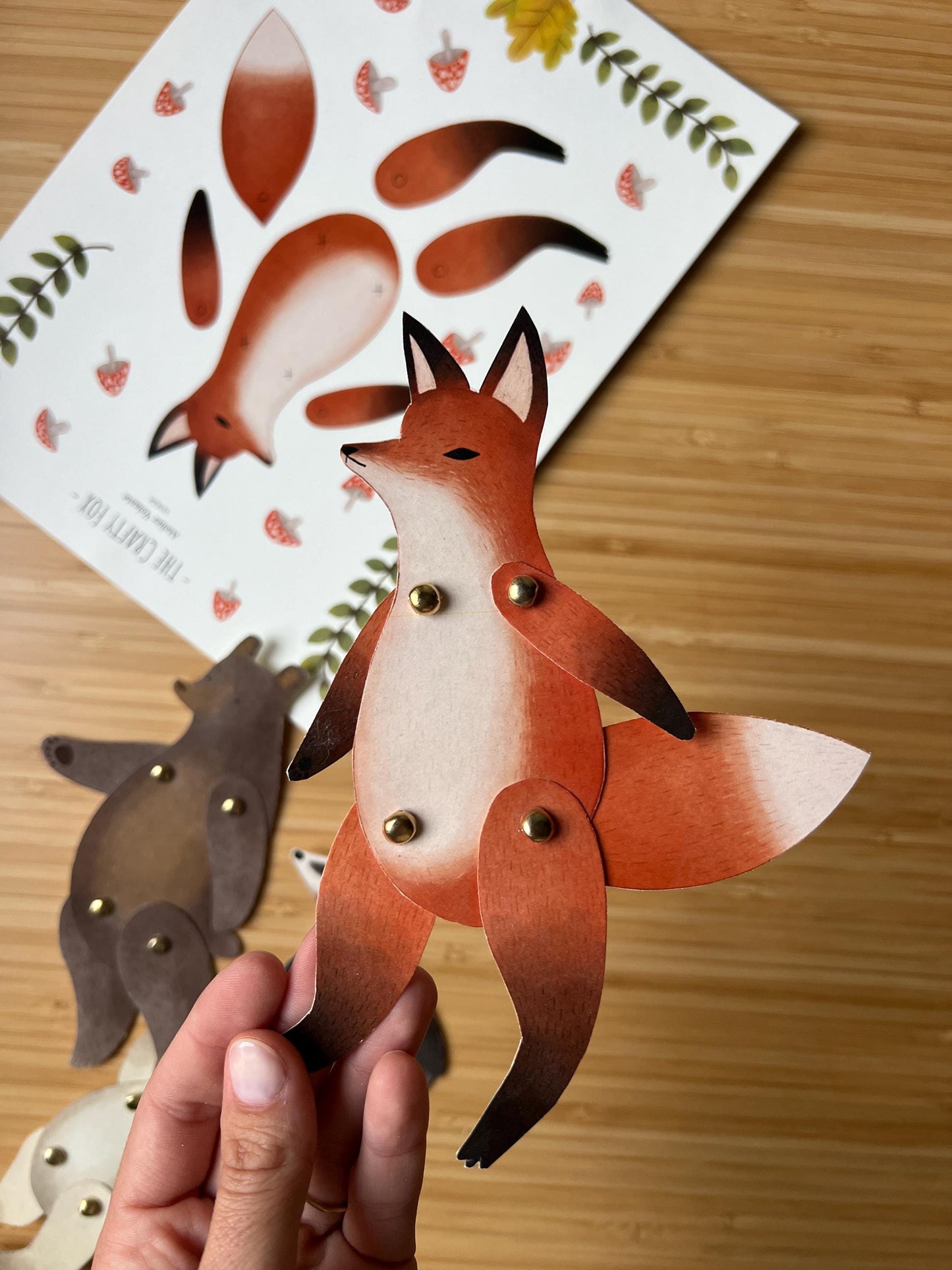 Bambole di carta | Animali del bosco - Download