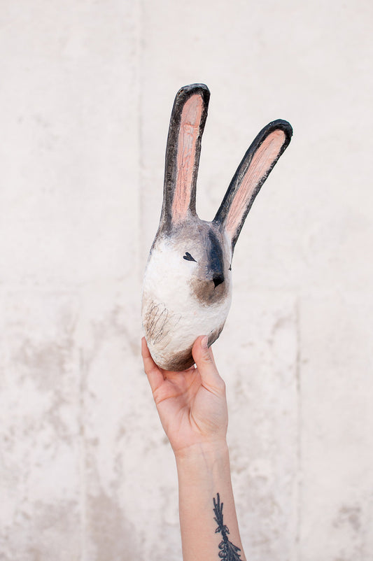 Coniglio in cartapesta