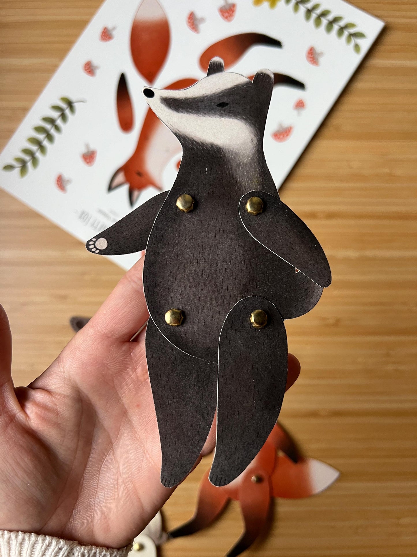 Bambole di carta | Animali del bosco - Download