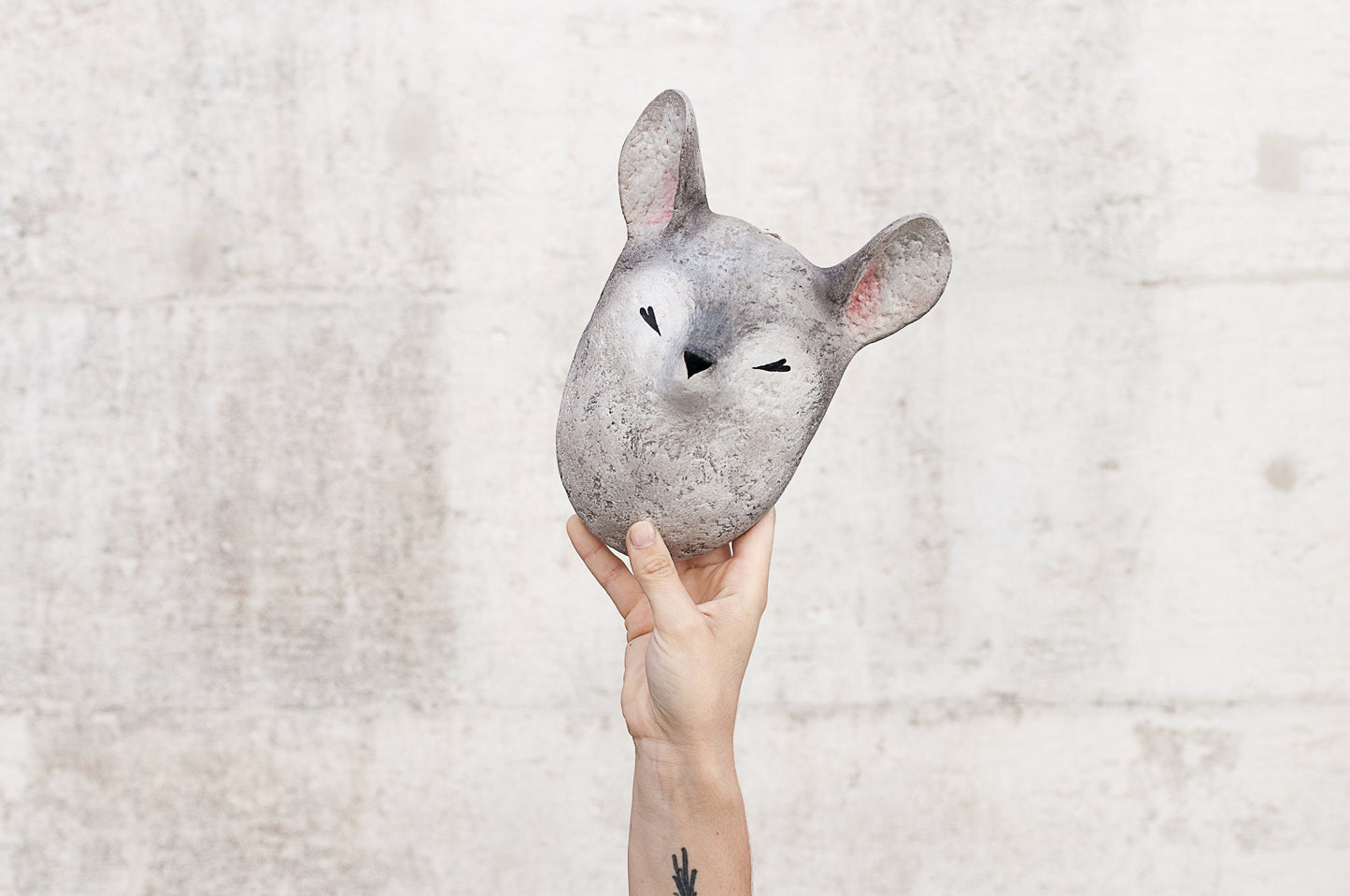 Paper-mâché baby mouse